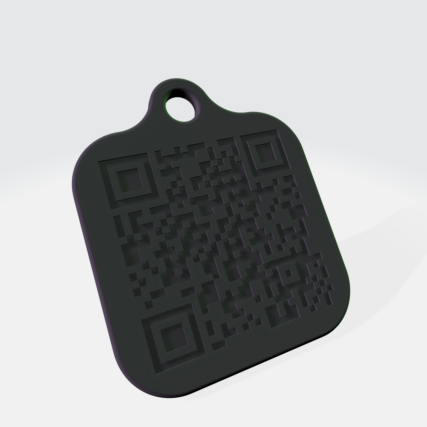 3D QR Code Keychain