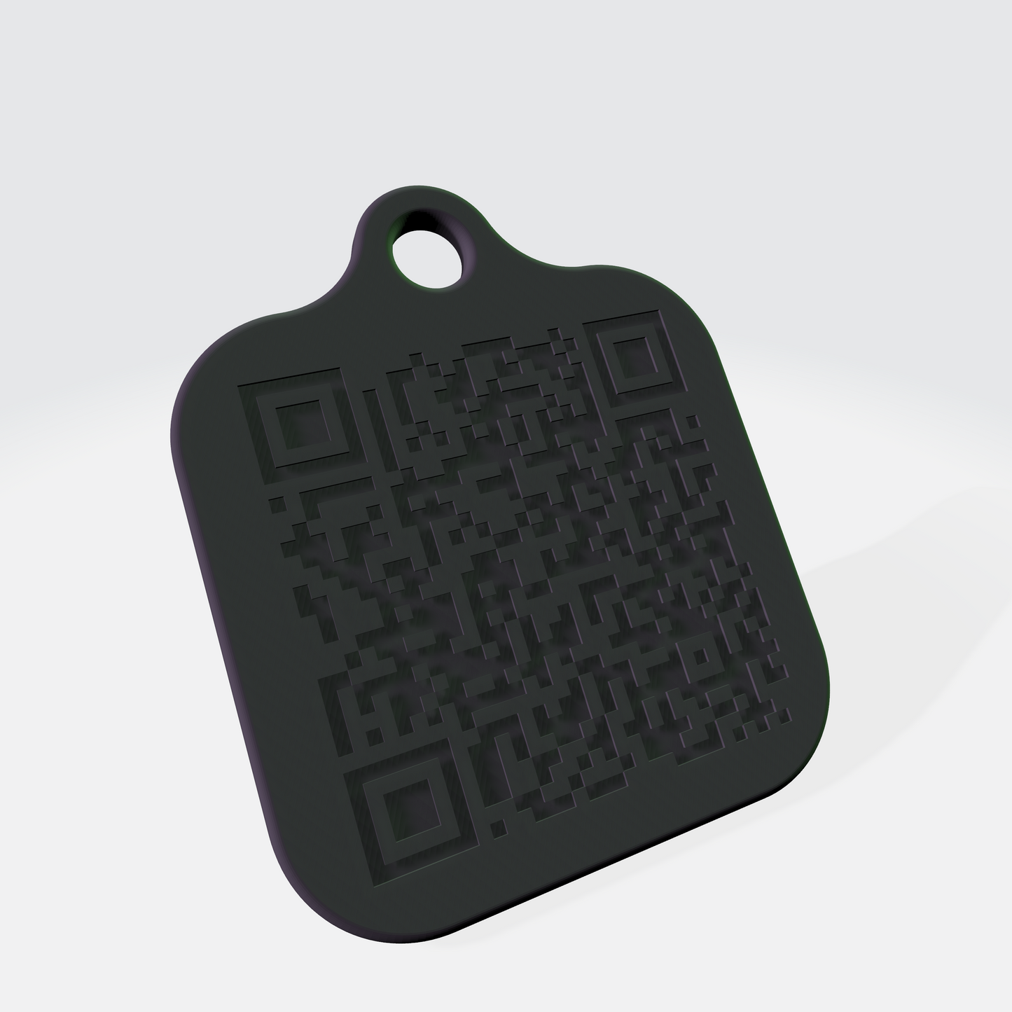 3D QR Code Keychain