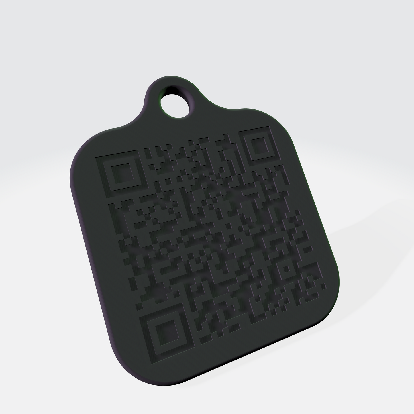 3D QR Code Keychain