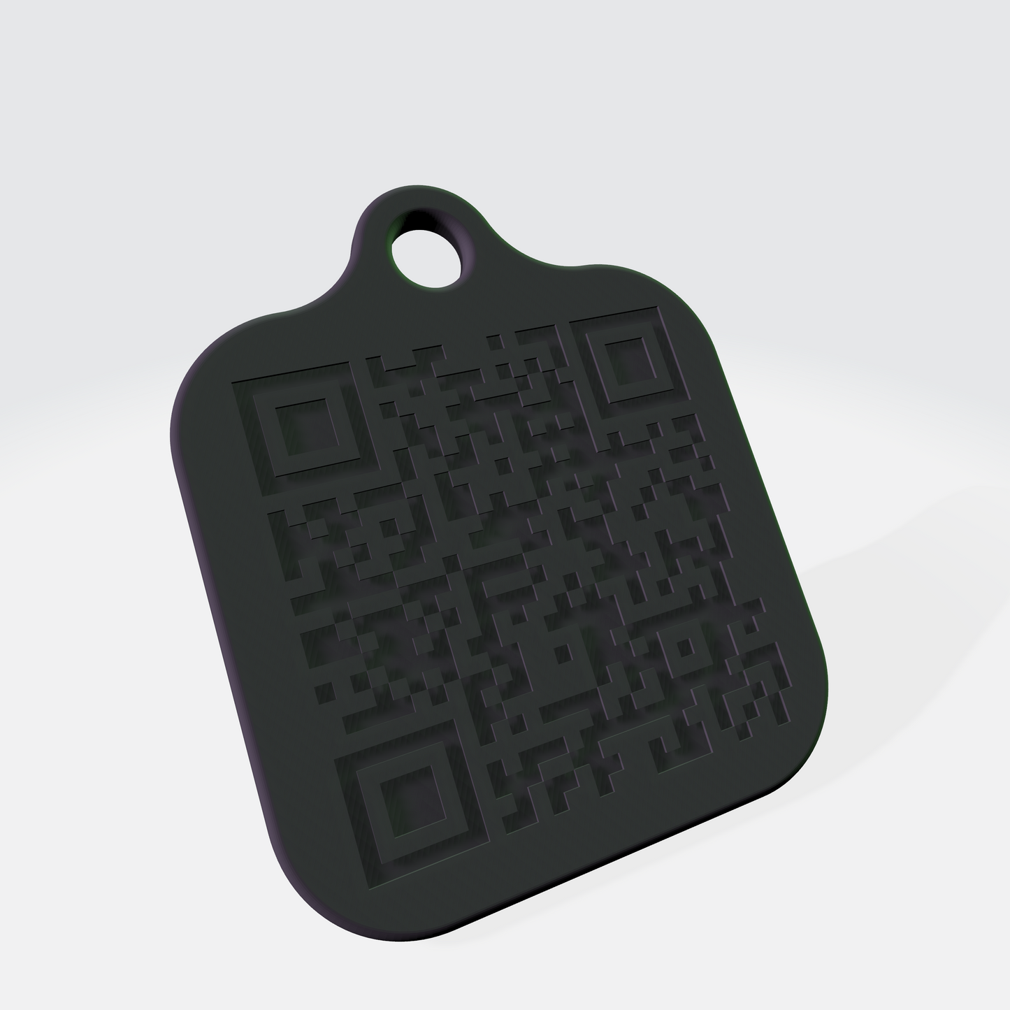 3D QR Code Keychain