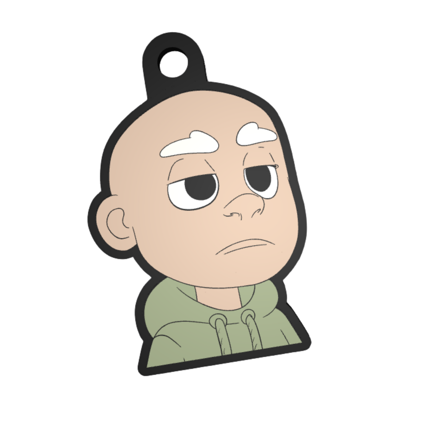 Custom Base Social Keychain