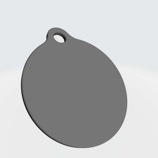 Custom Keychain Round Base